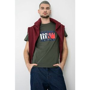 Tricou regular fit cu imprimeu grafic - Verde imagine