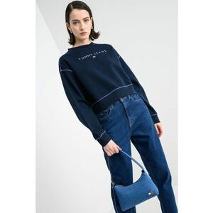 Bluza de trening crop lejera - Bleumarin imagine