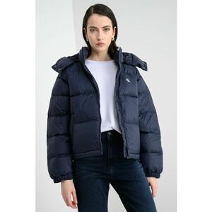 Geaca relaxed fit cu umplutura de puf - Bleumarin imagine