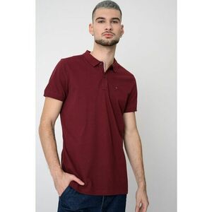 Tricou polo din bumbac - Rosu stins imagine