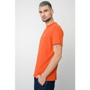 Tricou regular fit de bumbac cu logo discret - Portocaliu mandarina imagine