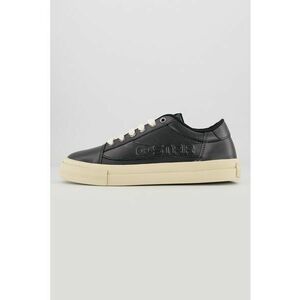 Pantofi sport low-cut de piele Loom Lea - Negru/Alb murdar imagine