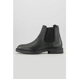 Ghete Chelsea de piele Eton - Negru imagine
