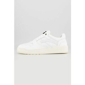Pantofi sport low-cut de piele Grid Lea - Alb murdar imagine