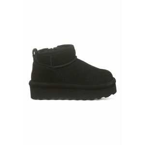 Ghete slip-on de piele intoarsa Retro - Negru imagine