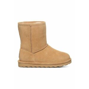 Ghete impermeabile slip-on de piele intoarsa Elle - Maro camel imagine