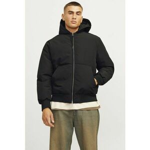 Geaca bomber cu gluga - Negru imagine