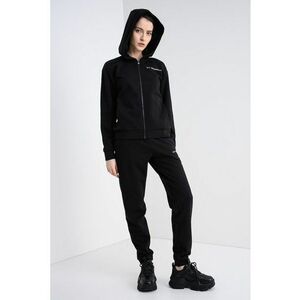 Trening din amestec de bumbac cu logo - Negru imagine