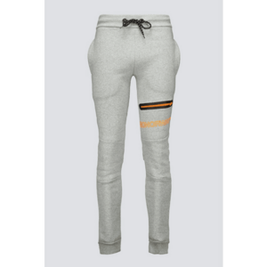 Pantaloni de trening cu logo Moltan - Gri deschis/Portocaliu mandarina imagine
