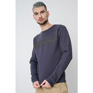 Bluza cu decolteu la baza gatului Gantoine - Gri carbune/Gri inchis imagine