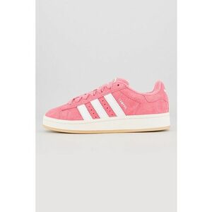 Pantofi sport Campus 00s low cut de piele intoarsa - Roz aprins/Alb optic imagine