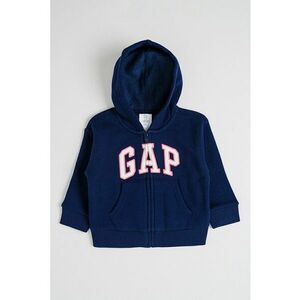 Hanorac cu logo si fermoar - Bleumarin imagine