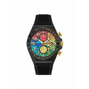 Ceas barbati model GW0902G3 - mecanism quartz - carcasa inox neagra - curea cauciuc neagra - cadran multicolor - 46mm imagine