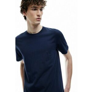 Tricou slim fit de bumbac - Albastru ultramarin imagine