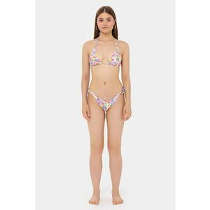 Set bikini triunghi cu legaturi laterale - multicolor - material de inalta calitate imagine