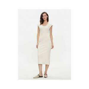 Rochie de vara Dama - Bej - bumbac si elastan imagine