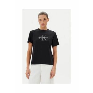Tricou dama - negru - bumbac - imagine