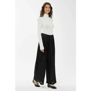 Pantaloni cu talie inalta - elastica si croiala larga imagine