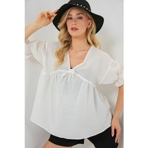 Bluza dama - HiCCUP - Viscoza/Nylon - Alb imagine