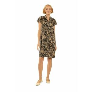 Rochie oversize - Bumbac - Maro deschis imagine