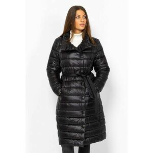 Geaca matlasata lunga - Negru imagine