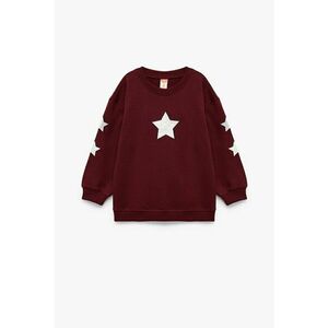 Bluza regular-fit cu imprimeu grafic - Alb/Rosu inchis imagine