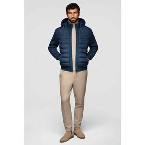 Geaca cu insertii matlasate - Bleumarin imagine