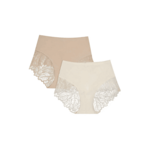 Chiloti dama Pansy set de 2 perechi Bej - Bej imagine