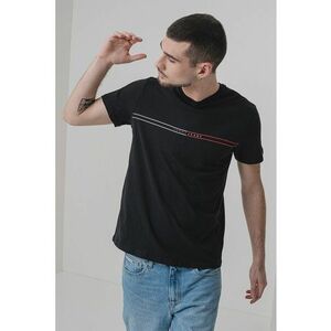 Tricou slim fit din bumbac. imagine