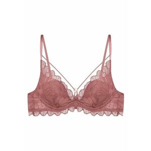 Sutien push-up mov-roz - dantela imagine