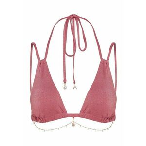 Sutien triunghiular de plaja Lunar Bronz maro - Maro imagine