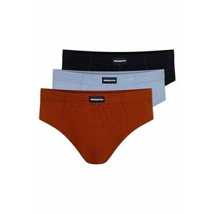 Chiloti barbati Classic set de 3 perechi bleumarin - albastru deschis - rosu XXL - Multicolor imagine