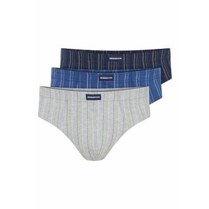 Chiloti barbati Classic set de 3 perechi albastru - gri deschis - bleumarin XXL - Multicolor imagine