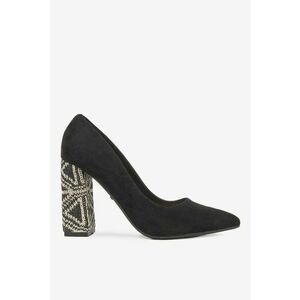Pantofi textil culoare neagră - Negru imagine