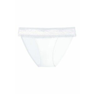 Chiloti dama Julietta - poliamida - design floral - alb imagine