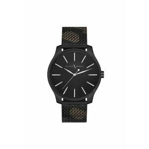 Ceas barbatesc MEX3103 - carcasa otel 44mm - curea otel - rezistent la apa 3 ATM - negru imagine