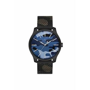 Ceas barbatesc MEX3104 - carcasa otel 44mm - curea otel - rezistent la apa 3 ATM - negru imagine