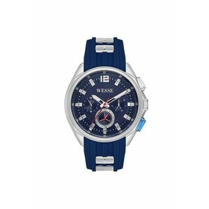 Ceas barbatesc WWG401903 - 47 mm - curea silicon navy blue - carcasa din otel - rezistenta la apa 5 ATM imagine