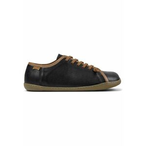 Pantofi sport din piele cu sireturi elastice G3D Peu Cami Twins - Negru imagine