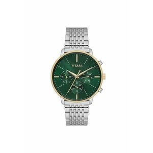 Ceas barbatesc model WWG401105SSA - curea din otel gri - cadran verde - 42x42mm imagine