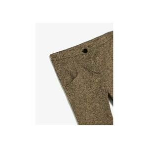 Pantaloni slim fit cu model - Maro imagine