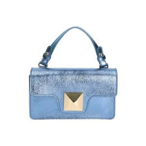 Geanta crossbody de piele - Albastru imagine