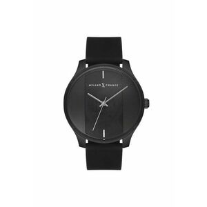 Ceas barbatesc MEX3234 - curea silicon neagra - 43mm - rezistent la apa 3 ATM - negru imagine