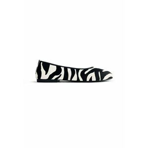 Balerini cu animal print - Negru imagine