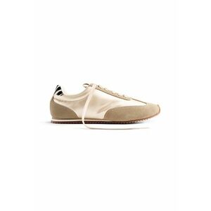 Pantofi sport de piele cu garnituri de piele intoarsa Palisade - Auriu imagine