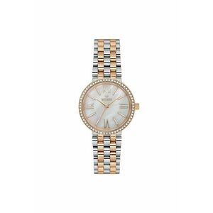 Ceas dama model WWL112605 - 34mm - aurie - curea metalica - rezistenta la apa 5 ATM - Pink imagine