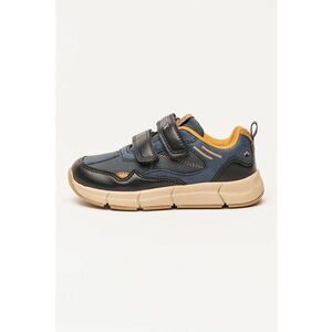 Pantofi sport low-cut cu velcro - Albastru inchis/Albastru prafuit/Bleumarin imagine