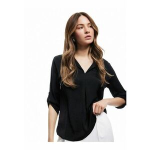 Bluza vaporoasa - Negru imagine