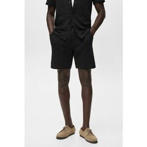 Pantaloni scurti cu buzunare laterale - Negru imagine