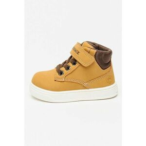 Pantofi sport inalti cu velcro Moby - Maro camel imagine